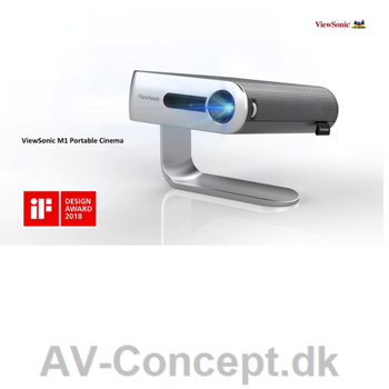 ViewSonic M1 Portable Projector - WVGA - 250 Ansi-lumen